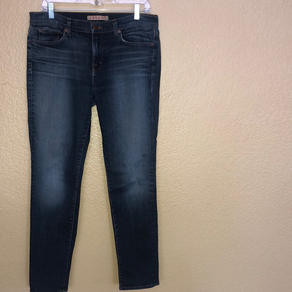J Brand Mid Rise Skinny Stretch Jeans Heirloom 32”